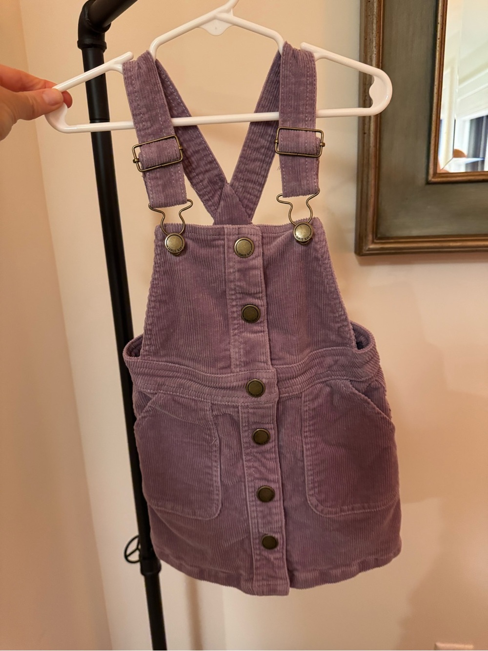 Jamie Kay Lilac Corduroy Pinafore